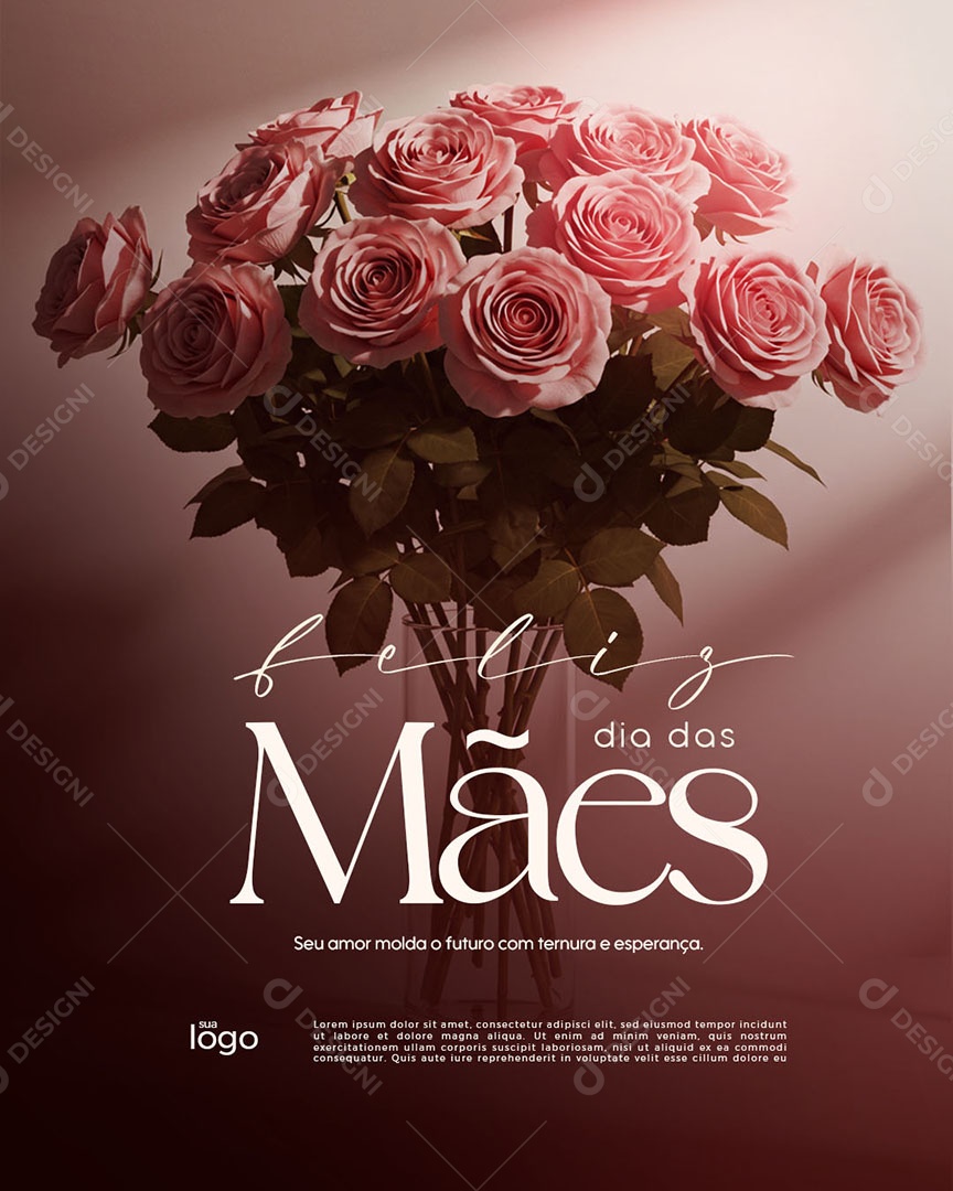 Social Media Feliz Dia das Mães 11 de Maio PSD Editável