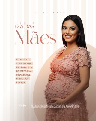 Dia das Mães 11 de Maio Social Media  PSD Editável