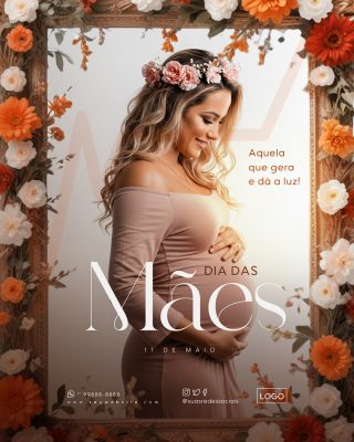 Dia das Mães 11 de Maio Social Media  PSD Editável