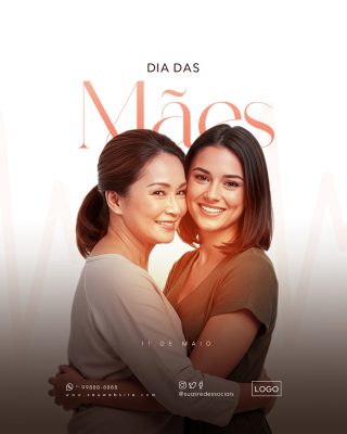 Dia das Mães 11 de Maio Social Media  PSD Editável