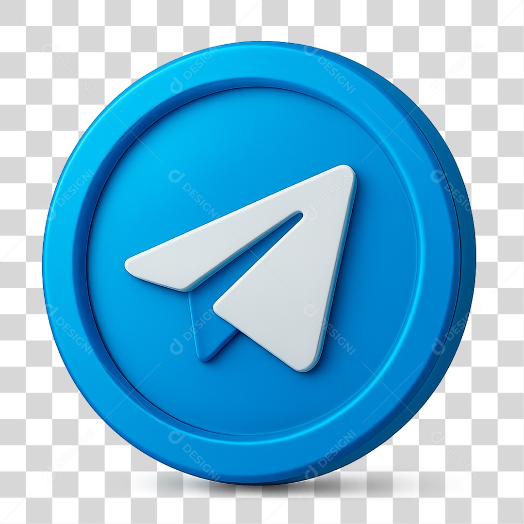 Ícone Telegram PNG Transparente