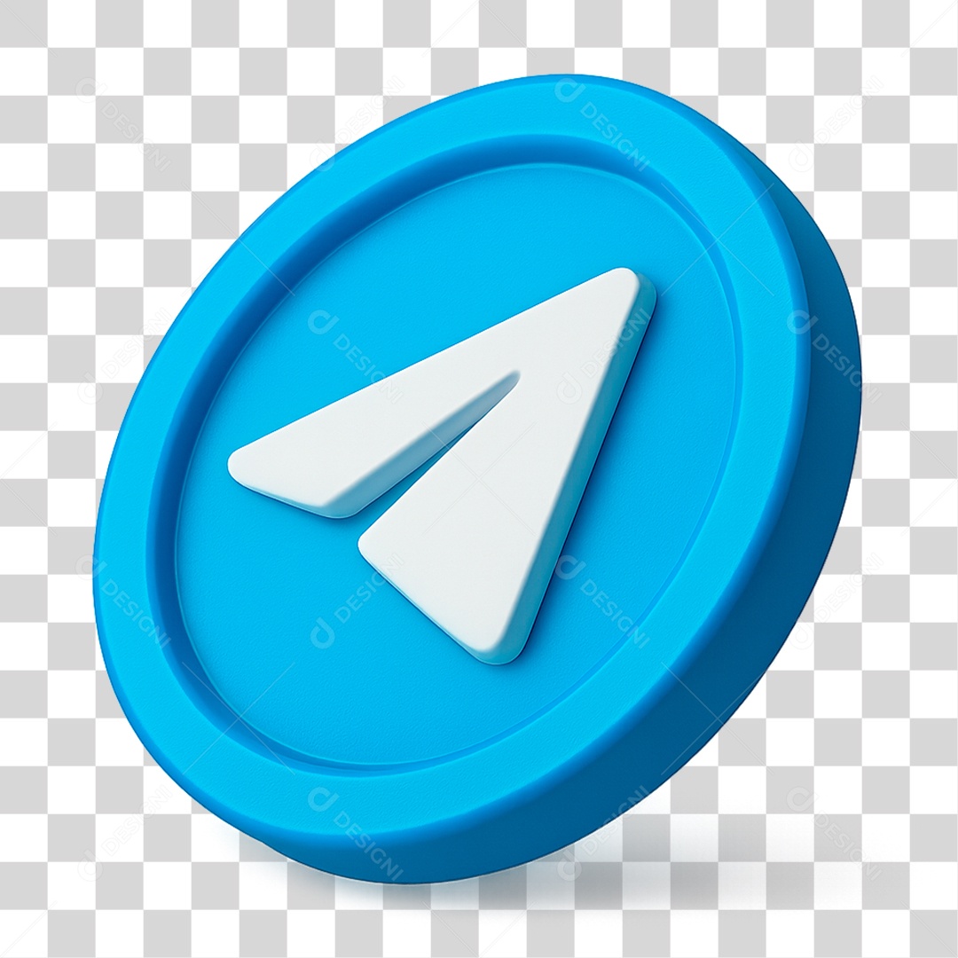 Ícone Telegram PNG Transparente