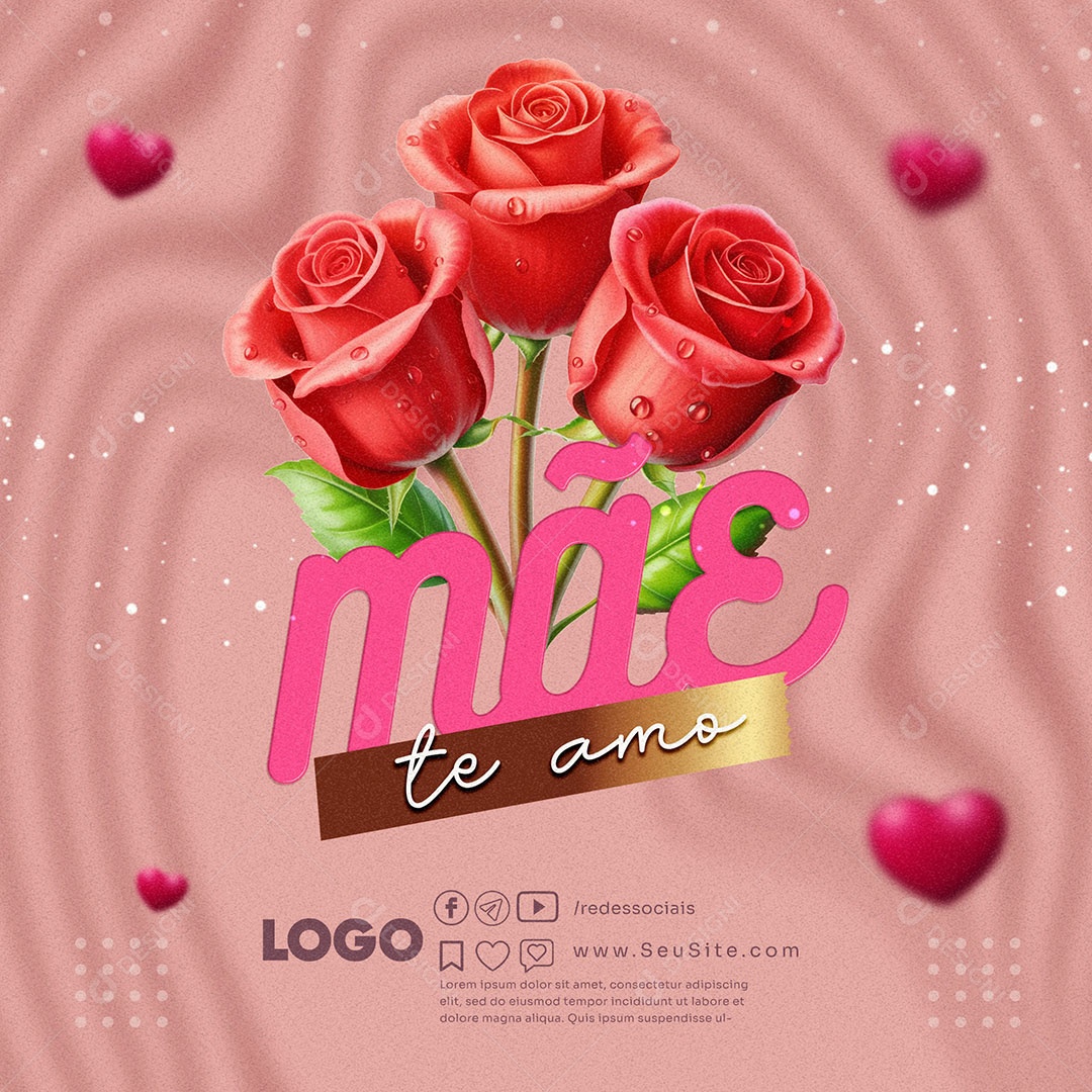 Feliz Dia das Mães 11 de Maio Social Media PSD Editável