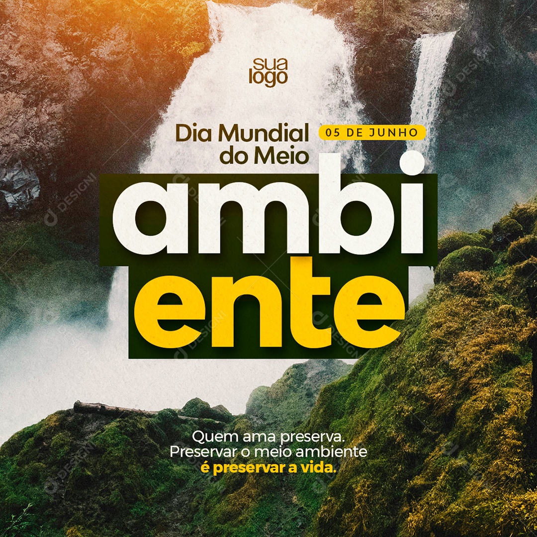 Dia da Mundial do Meio Ambiente Social Media PSD Editável