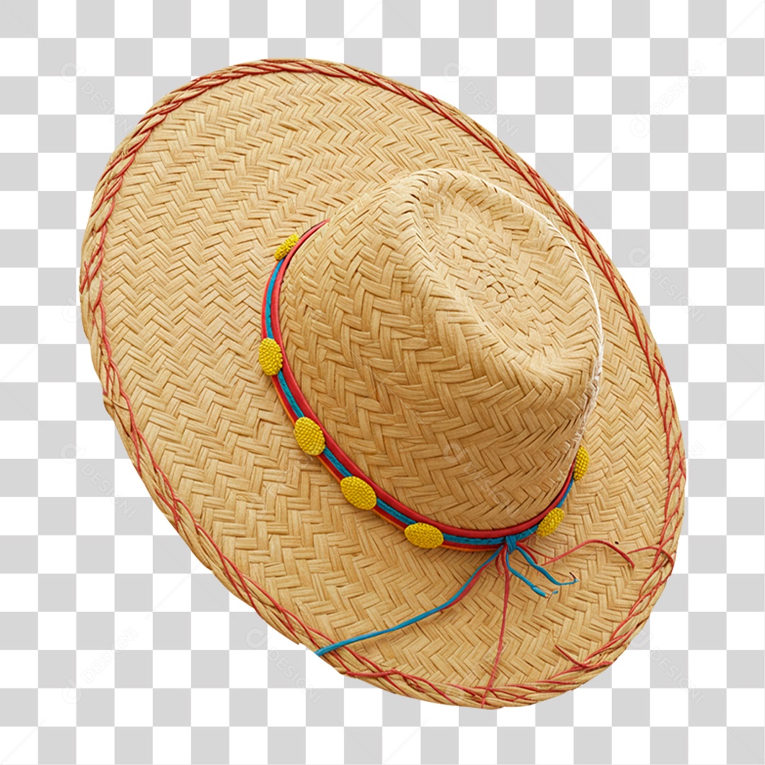 Chapéu de Palha PNG Transparente