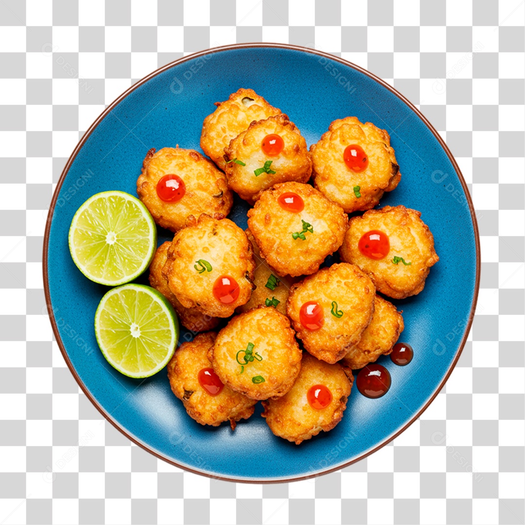 Prato de Bolinho PNG Transparente