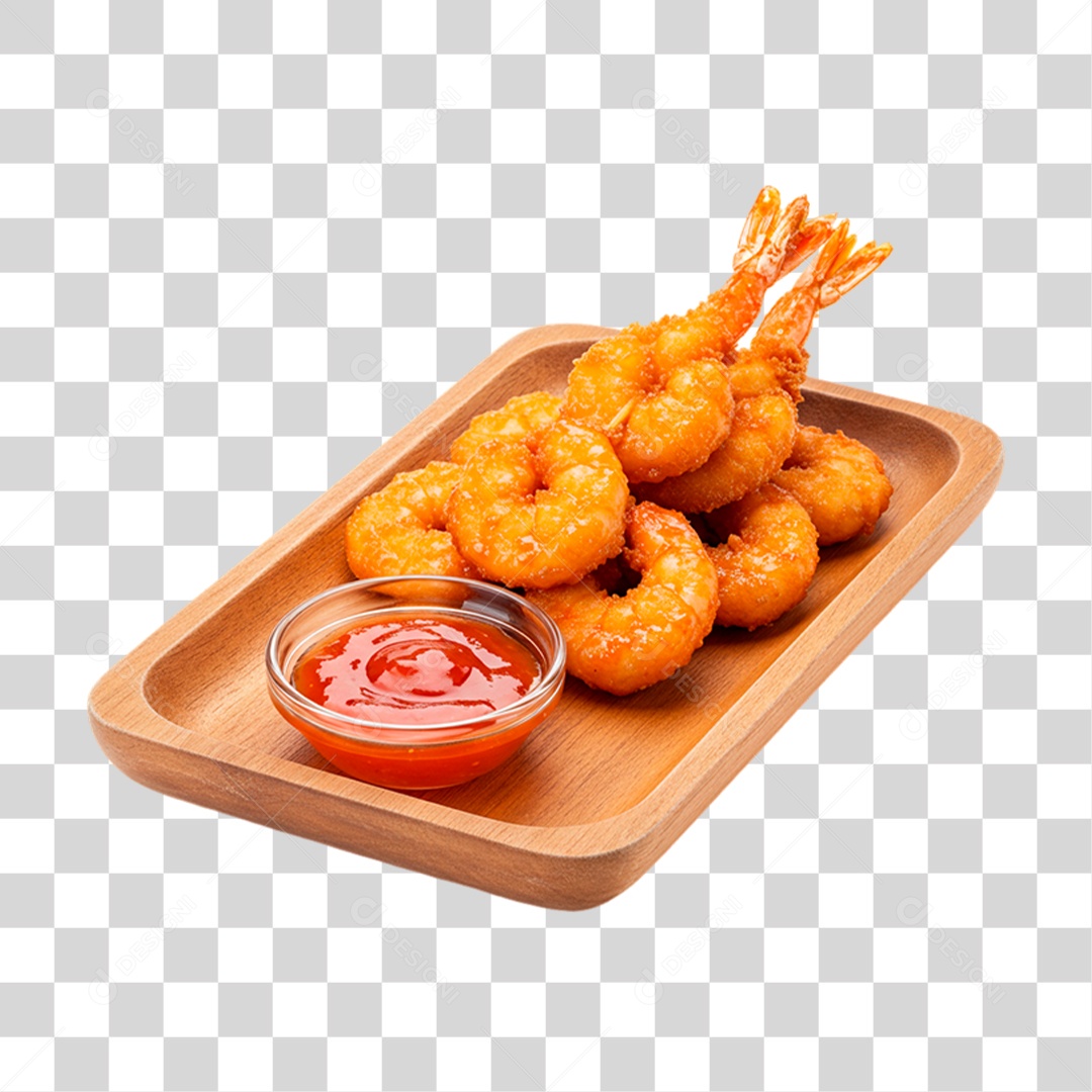 Porção de Camarão PNG Transparente