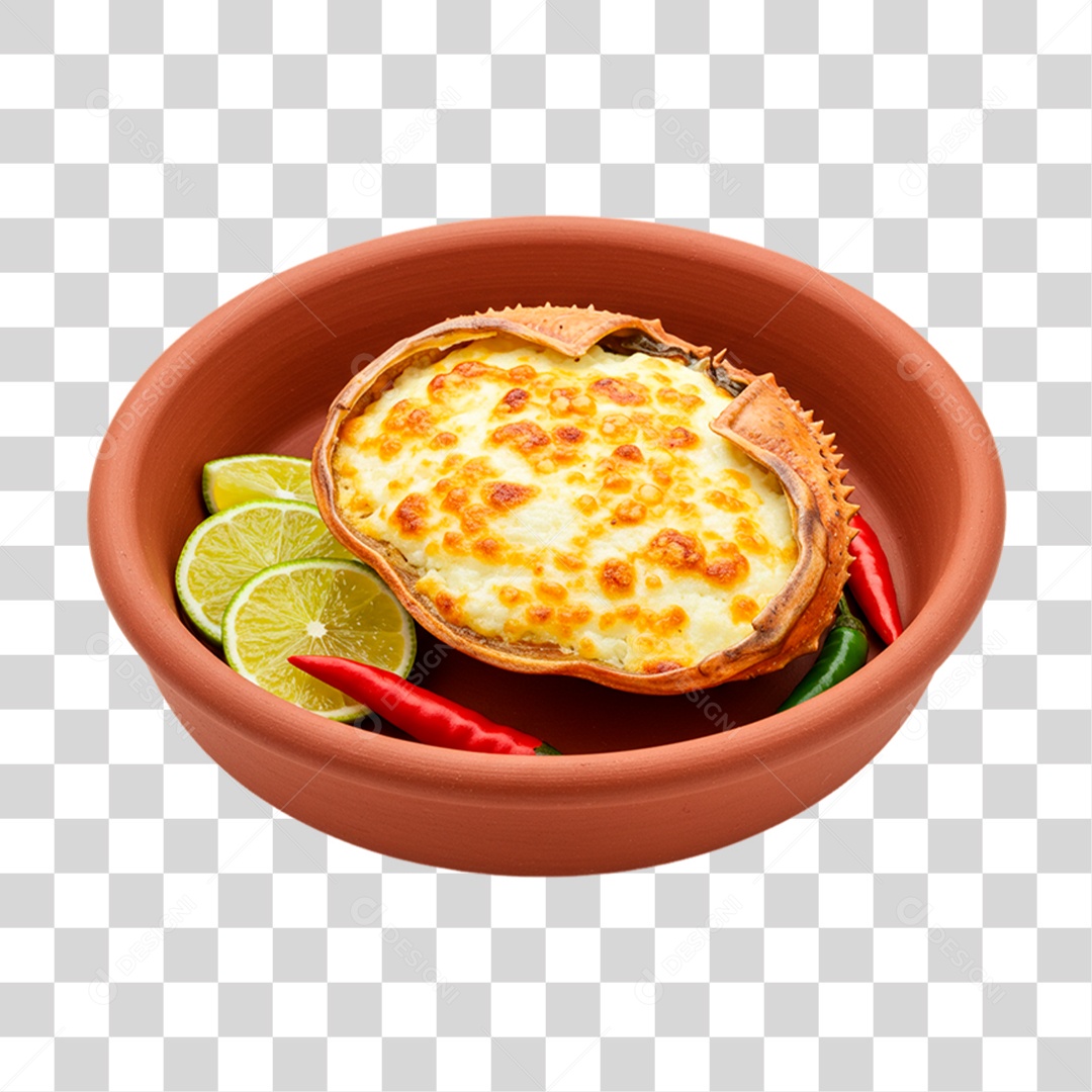 Caranguejo Empanado PNG Transparente