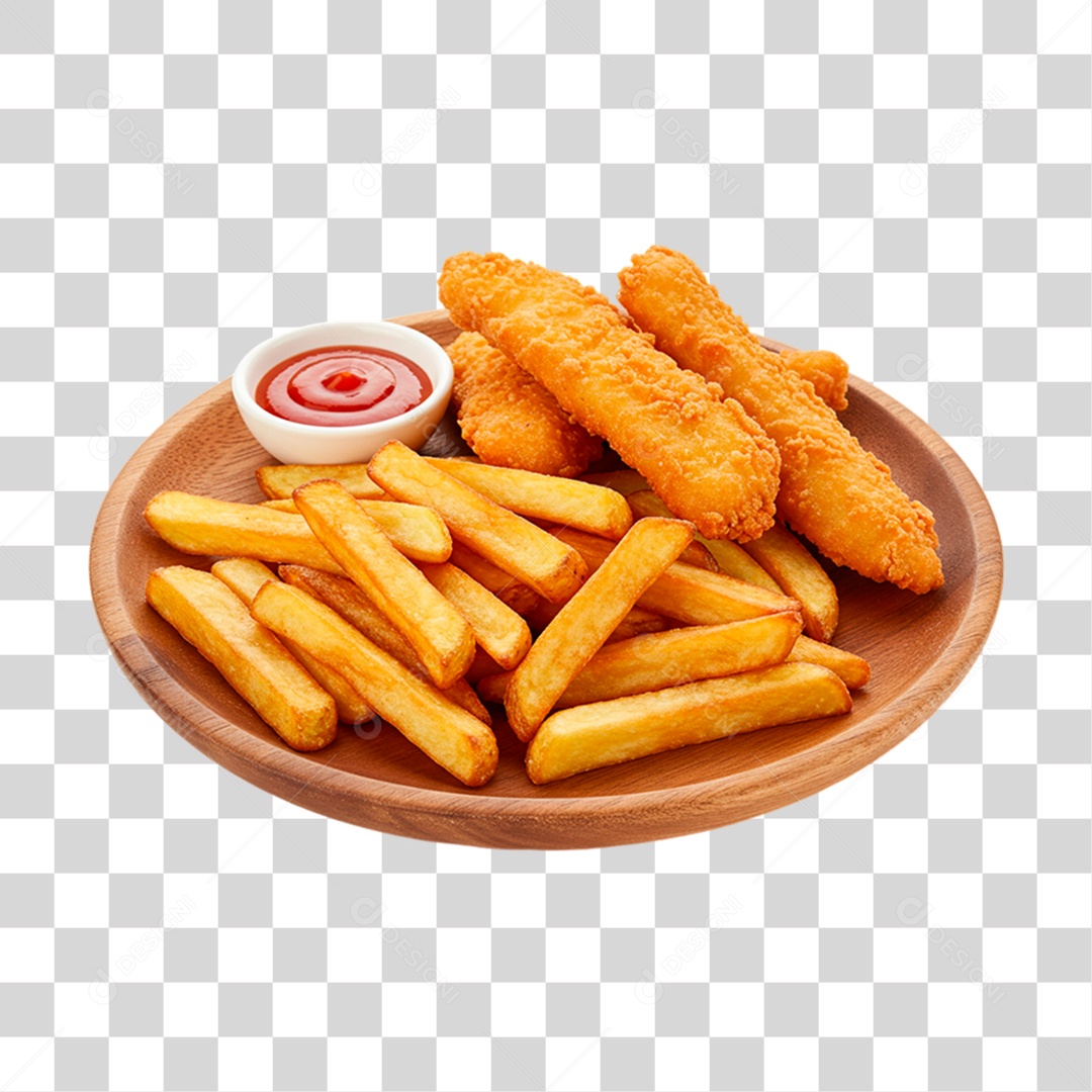 Batata Frita PNG Transparente