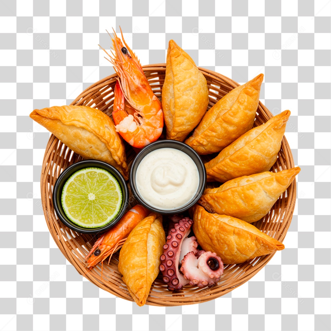 Porção de Camarão PNG Transparente