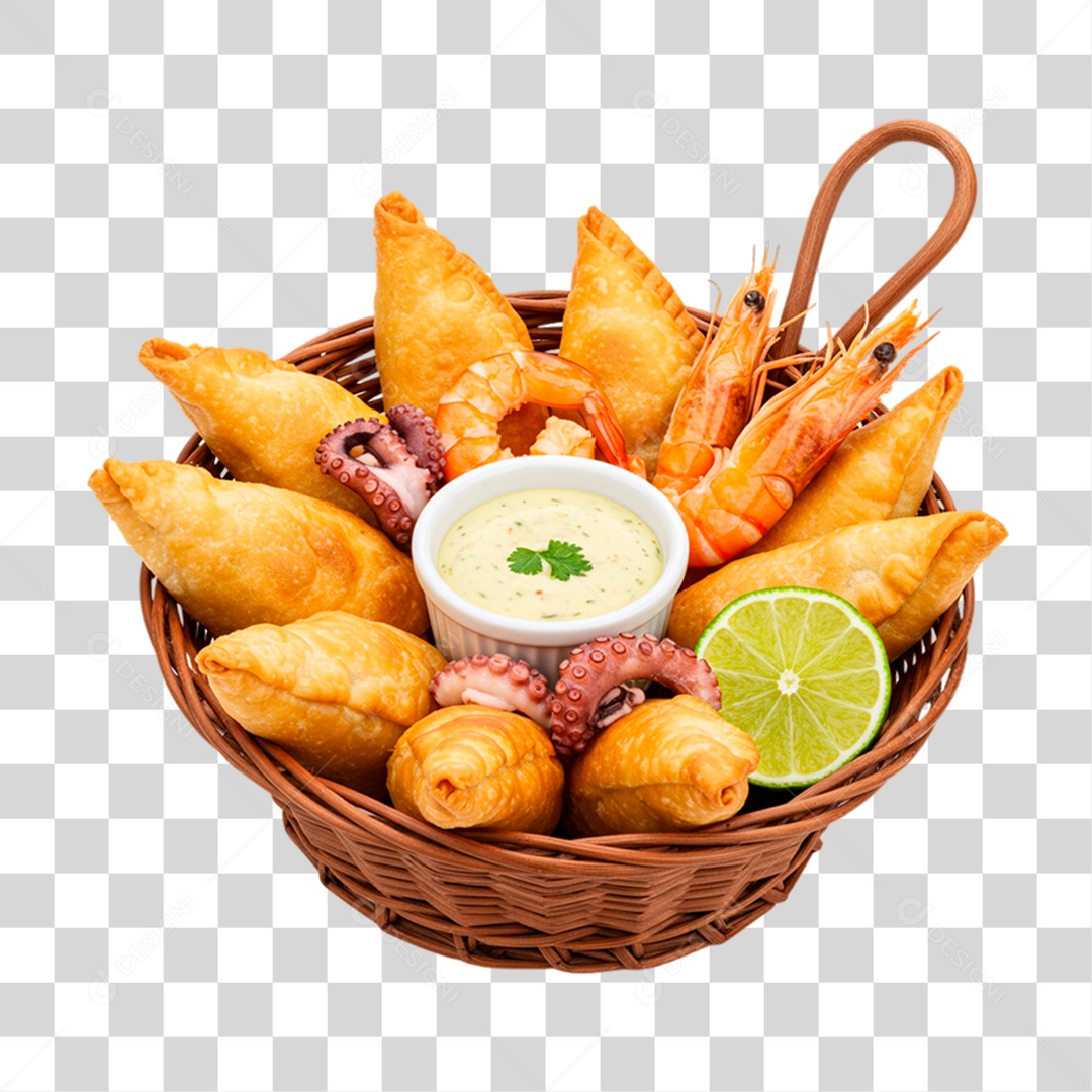 Porção de Camarão PNG Transparente