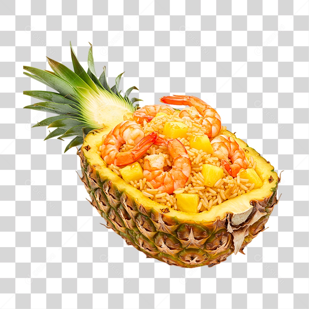 Abacaxi Rechiado PNG Transparente