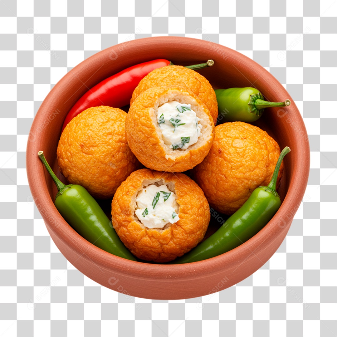 Tigela de Bolinho PNG Transparente