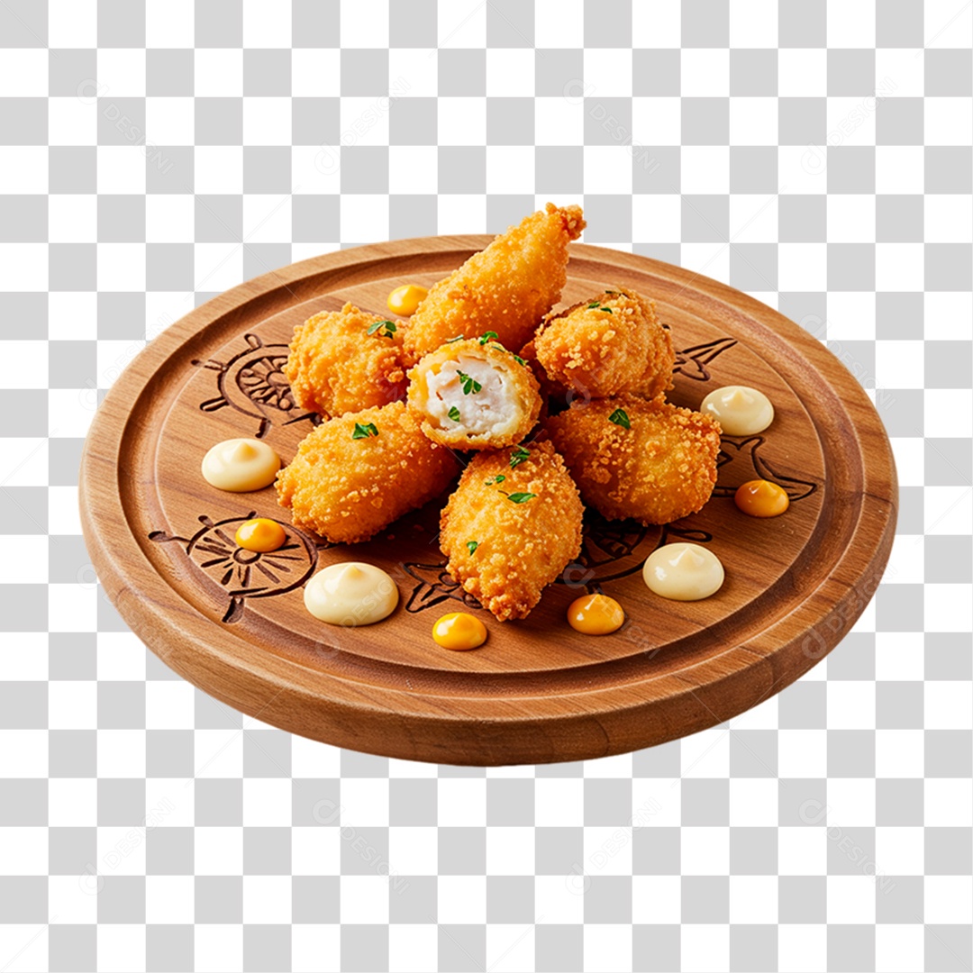 Bolinhos Sobre Tábua PNG Transparente