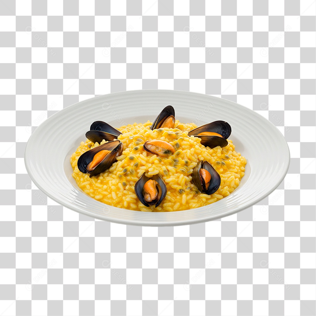 Risoto de Mexilhões PNG Transparente