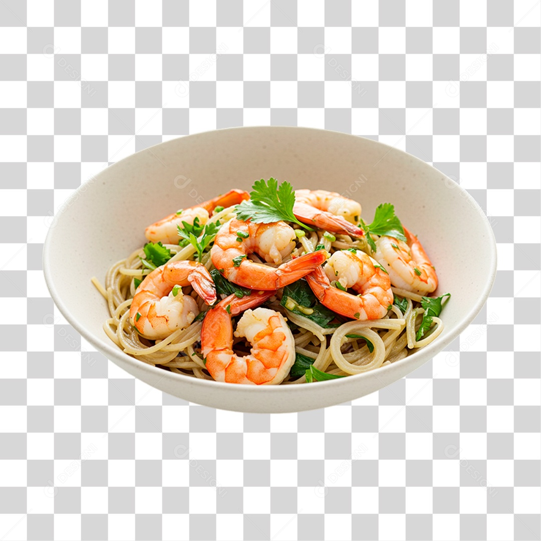 Prato de Camarão PNG Transparente