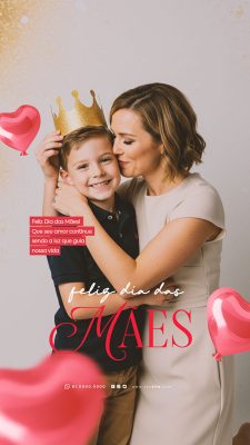 Feliz Dia das Mães 11 de Maio Social Media PSD Editável