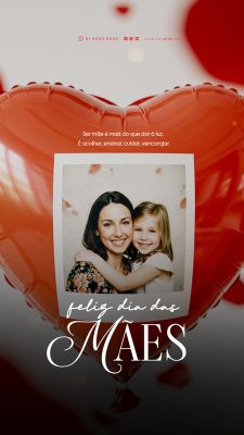 Story Feliz Dia das Mães 11 de Maio Social Media PSD Editável