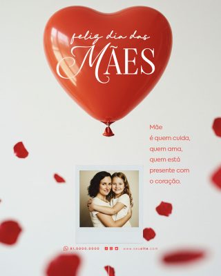 Feliz Dia das Mães 11 de Maio Social Media PSD Editável