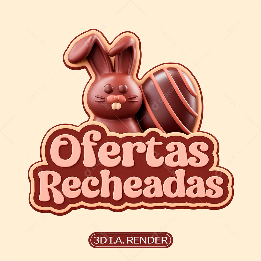 Ofertas Recheadas Selo 3D Para Composição PSD