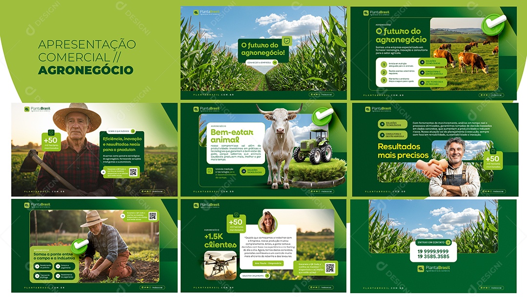 Apresentação Comercial Agronegócio PSD Editável