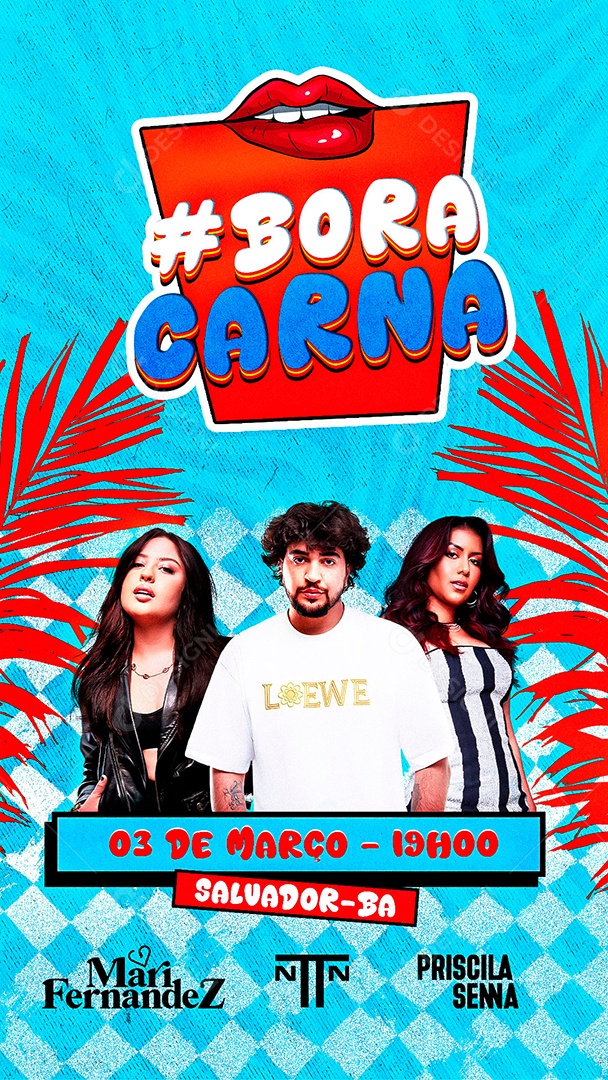 Story Flyer Próximos Shows Social Media PSD Editável