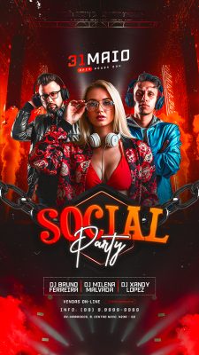 Story Próximos Shows Social Media PSD Editável