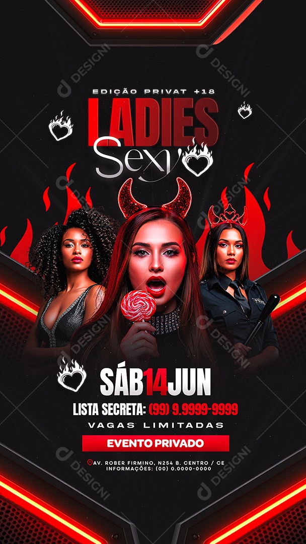 Story Próximos Shows Social Media PSD Editável