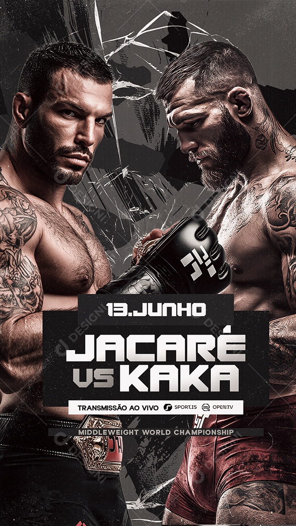 Story Campeonato de Luta Social Media PSD Editável