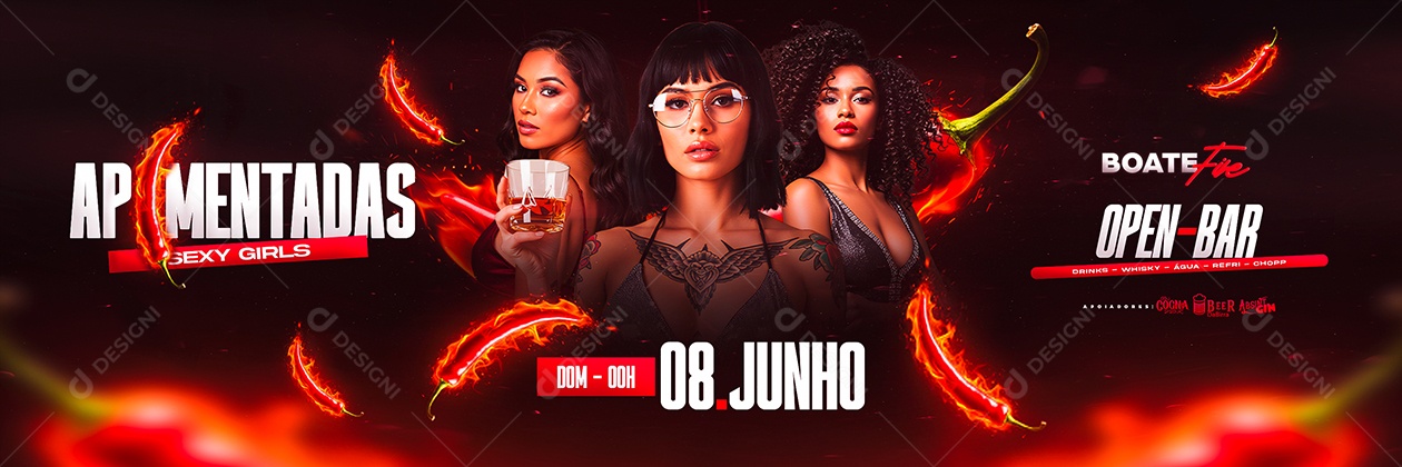 Carrossel Próximos Shows Social Media PSD Editável