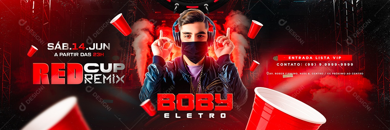 Carrossel Próximos Shows Social Media PSD Editável