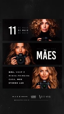Story Feliz Dia das Mães 11 de Maio Social Media PSD Editável
