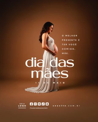 Feliz Dia das Mães 11 de Maio Social Media PSD Editável