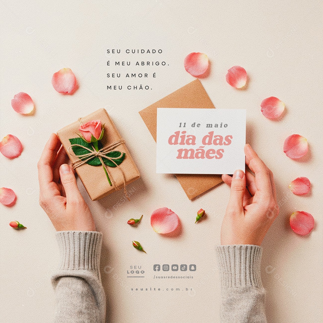Feliz Dia das Mães 11 de Maio Social Media PSD Editável