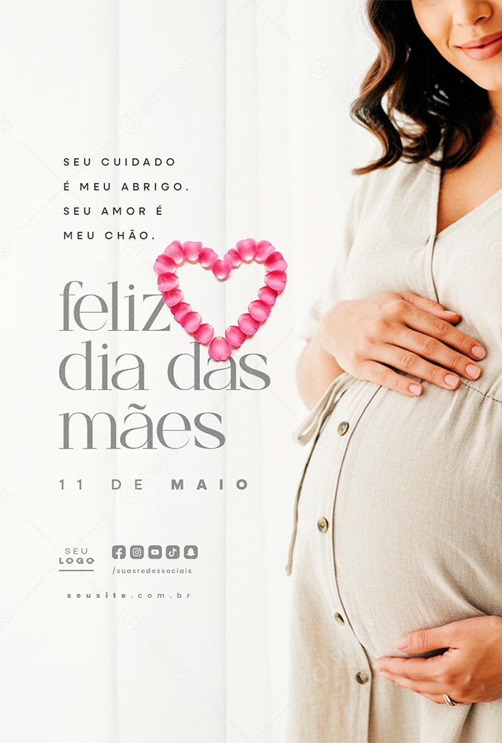 Feliz Dia das Mães 11 de Maio Social Media PSD Editável