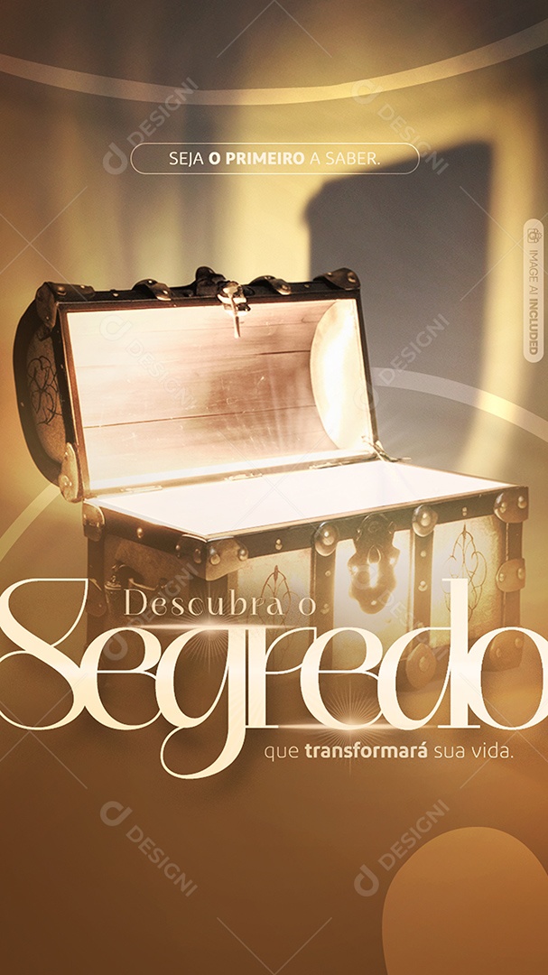 Story Marketing Digital Descubra o Segredo Que Transformará Sua Vida Social Media PSD Editável