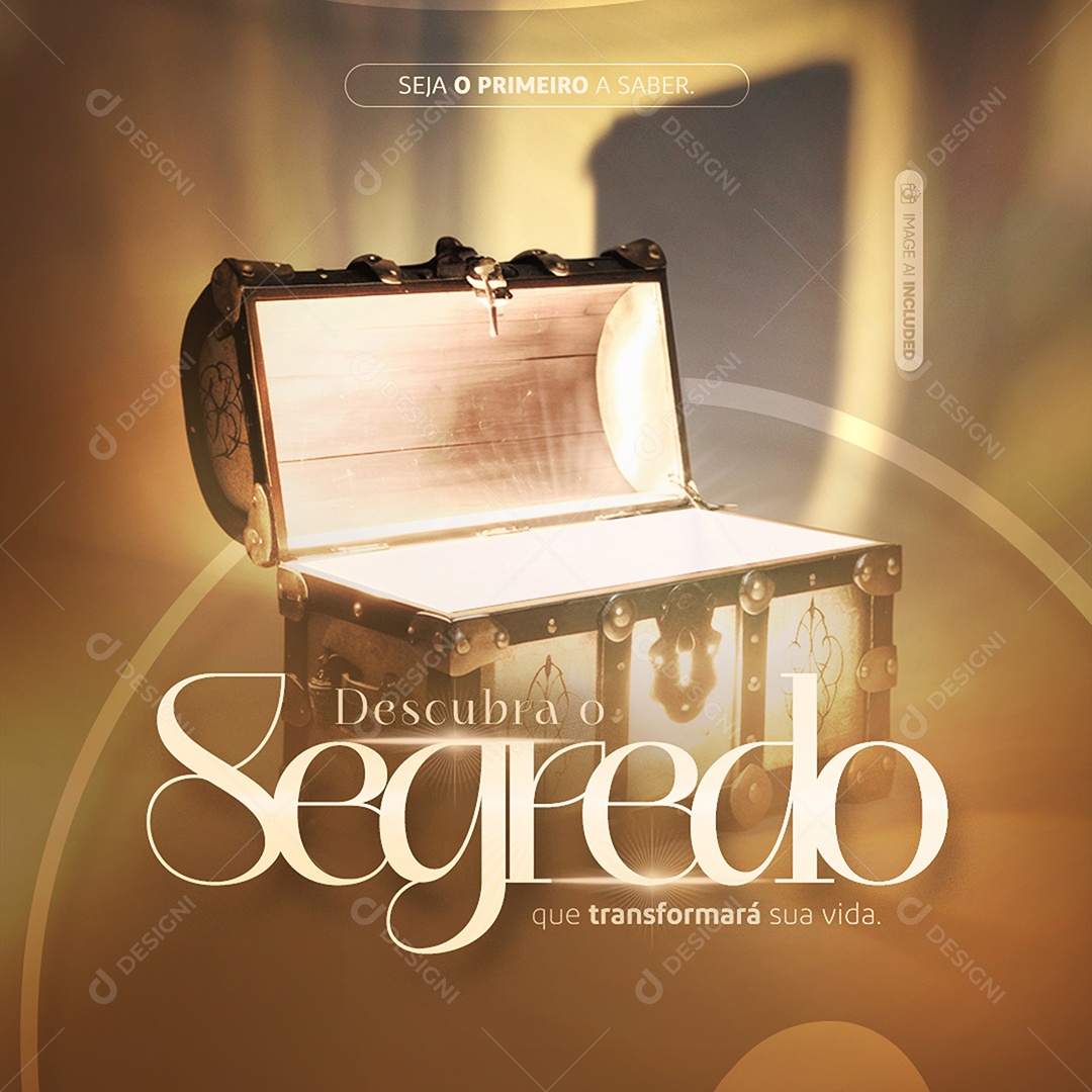 Marketing Digital Descubra O Segredo Que Transformará Sua Vida Social Media PSD Editável