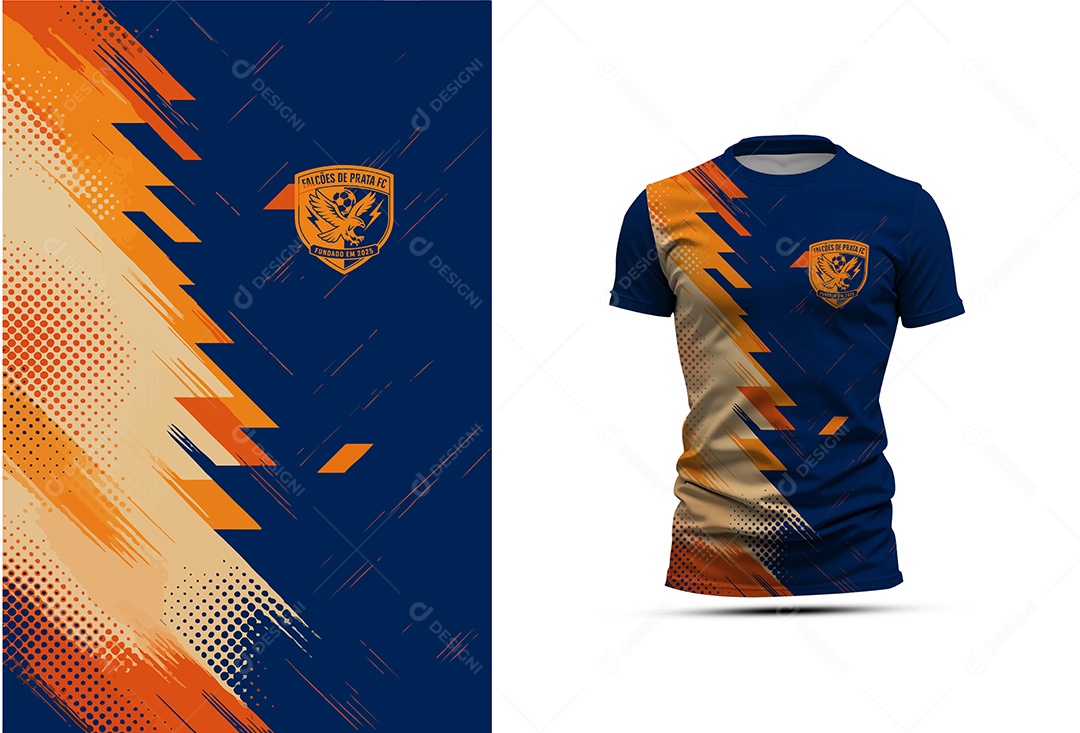 Uniforme de Time de Futebol Vetor EPS