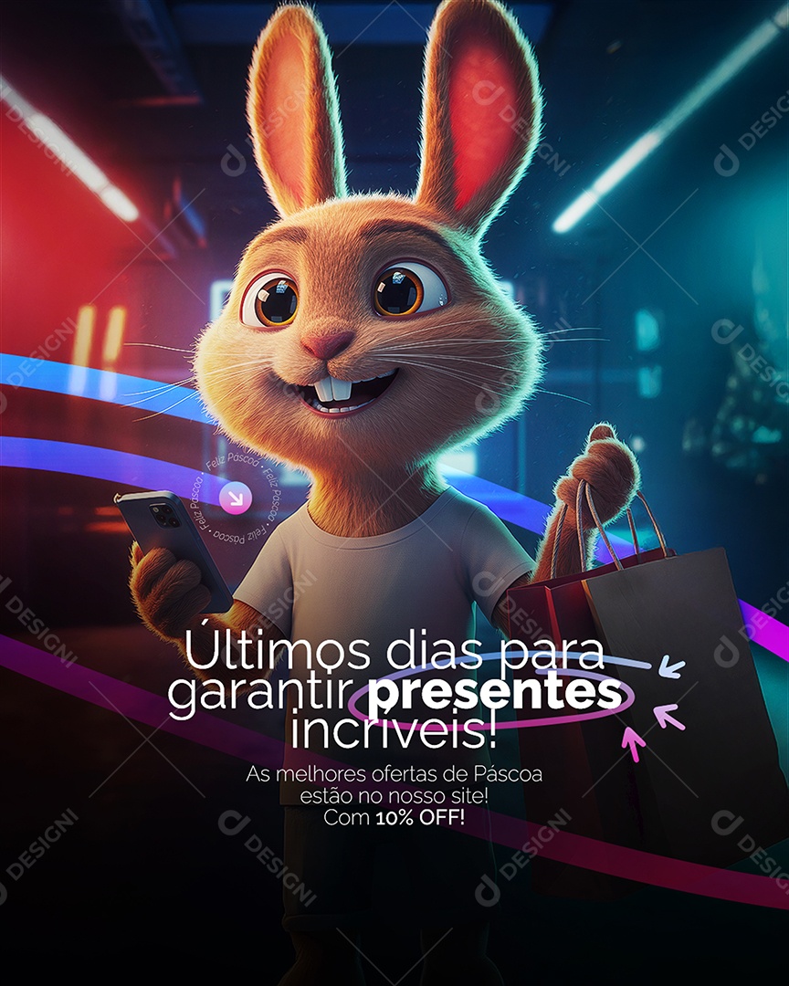 Loja de Eletrônicos Últimos Dias Para Garantir Presentes Incríveis Social Media PSD Editável