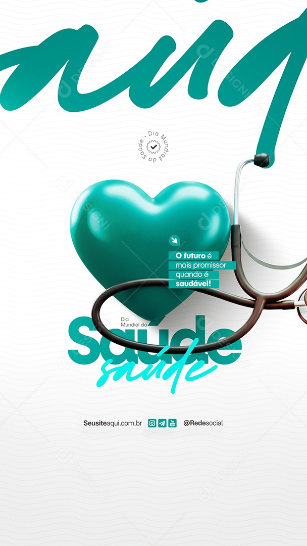Story Dia Mundial da Saúde Social Media PSD Editável