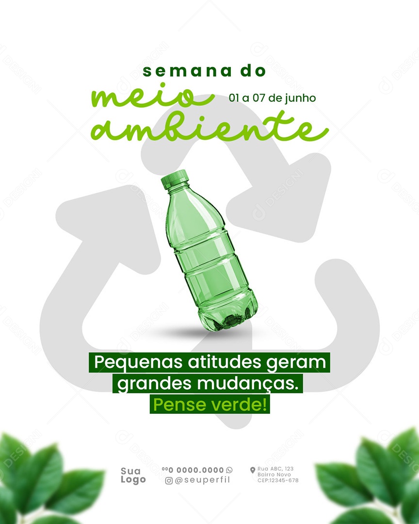 05 de Junho Dia Mundial Do Meio Ambiente Social Media PSD Editável