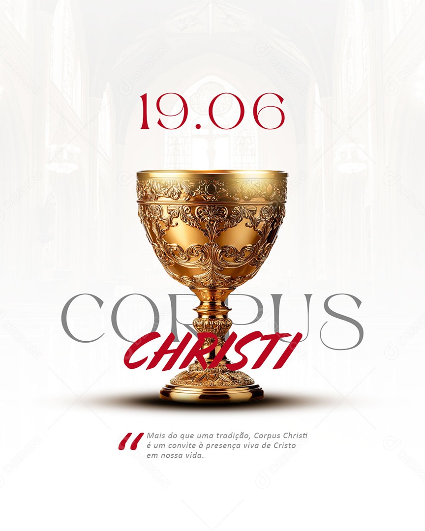 Corpus Christi Social Media PSD Editável