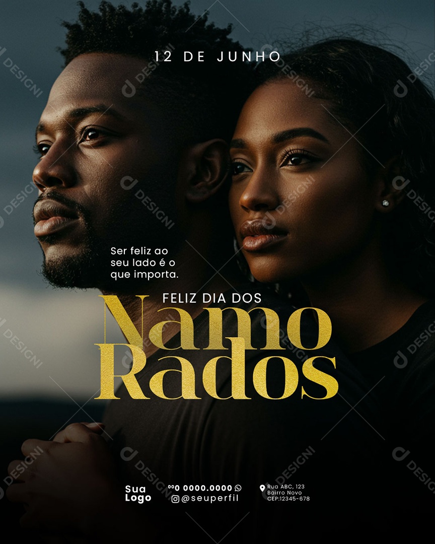 Dia dos Namorados 12 de Junho Social Media PSD Editável