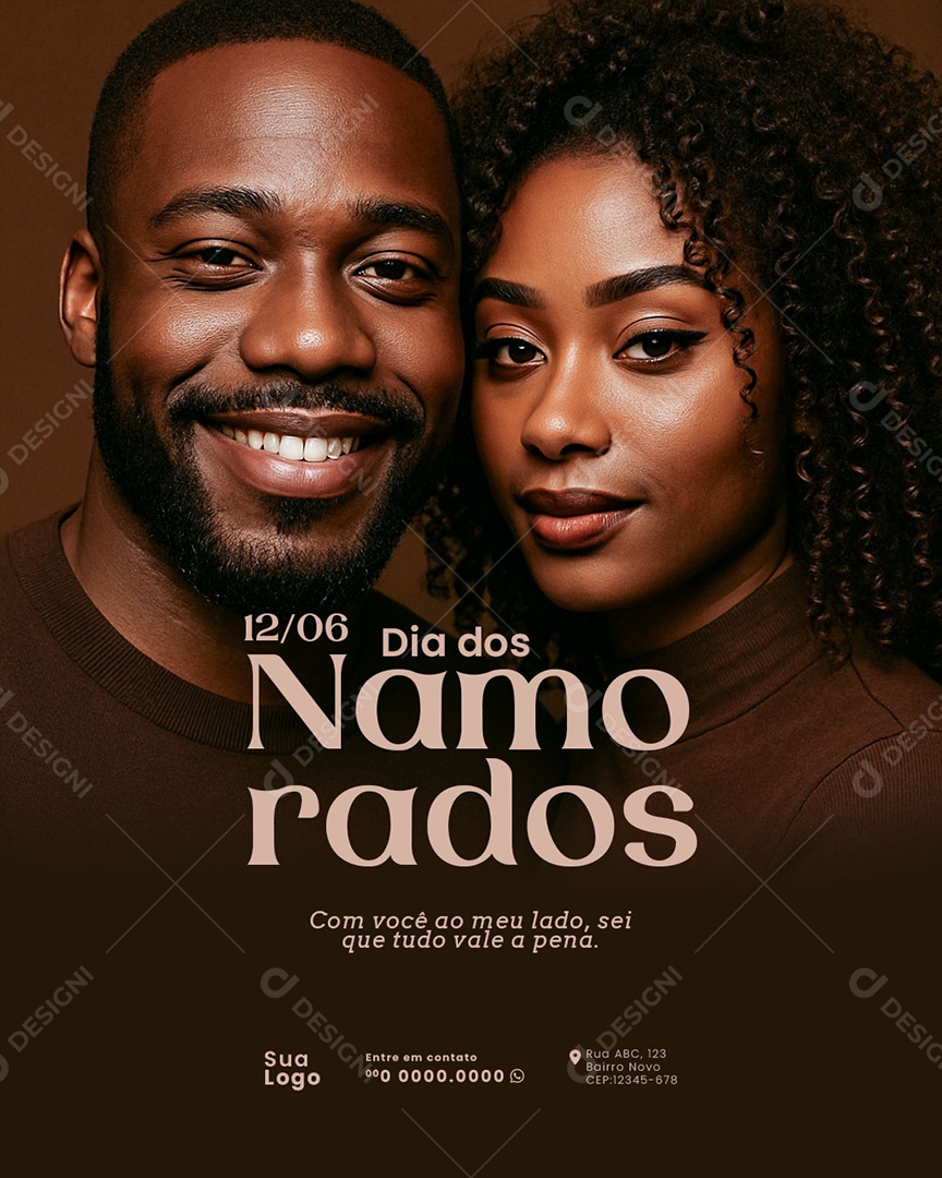 Dia dos Namorados 12 de Junho Social Media PSD Editável