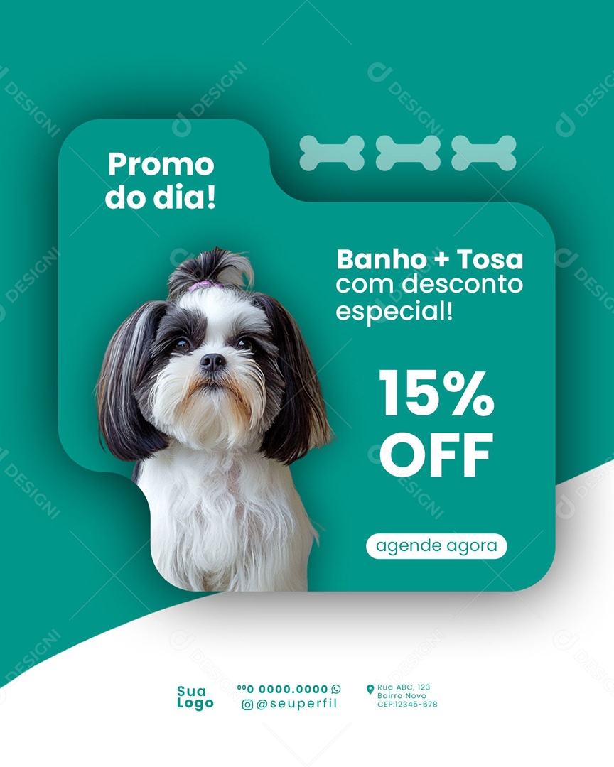 Pet Shop Social Media PSD Editável