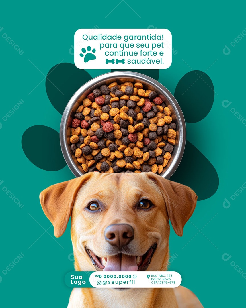 Pet Shop Social Media PSD Editável