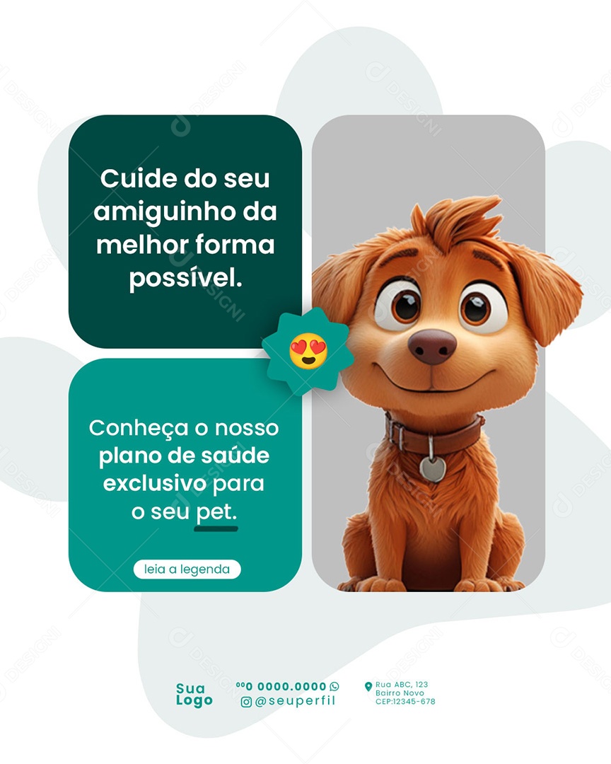 Pet Shop Social Media PSD Editável