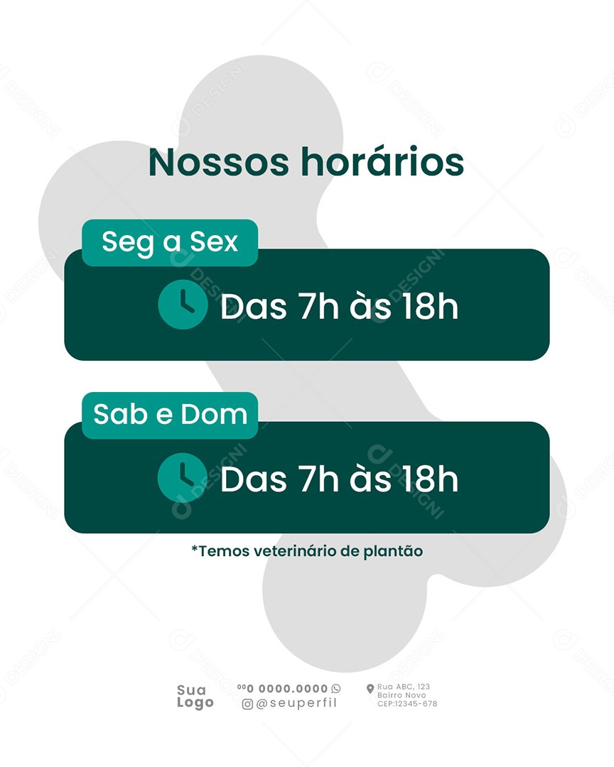 Pet Shop Social Media PSD Editável