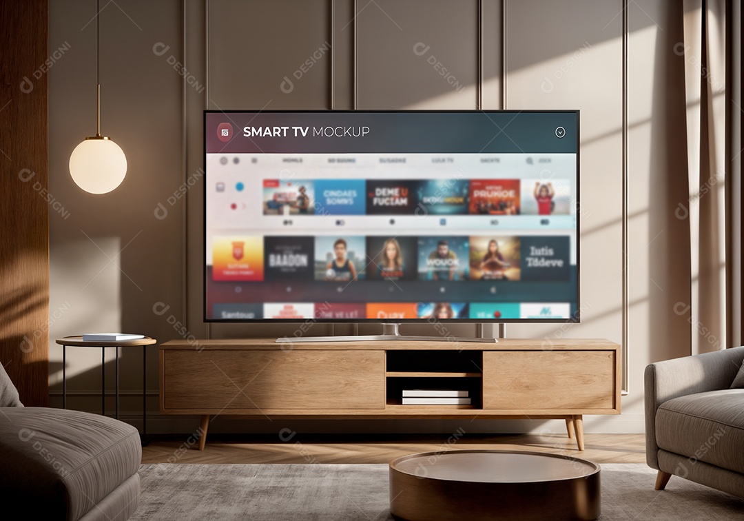 Mockup Televisão Smart PSD Editável