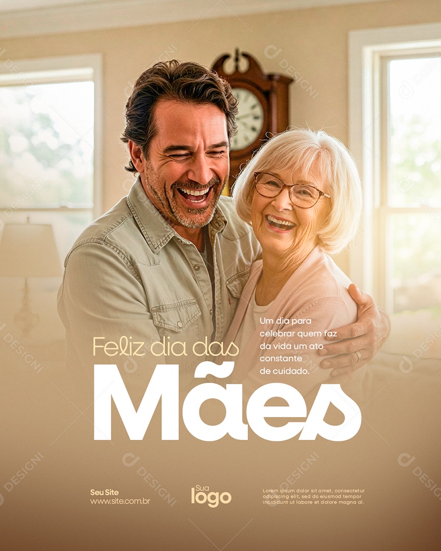 Feliz Dia Das Mães Social Media PSD Editável